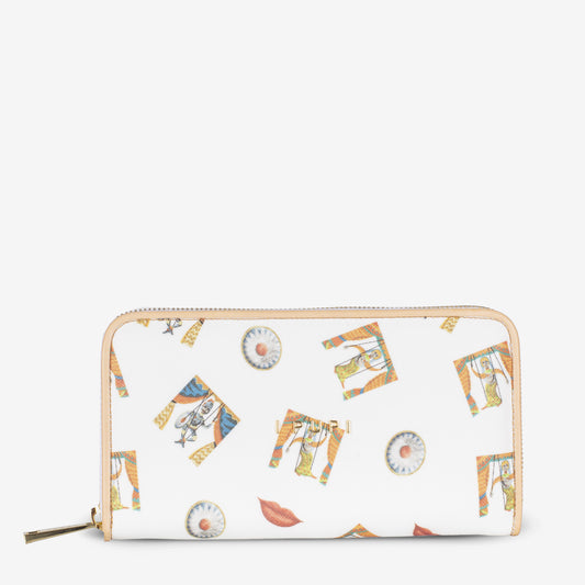 Caos Portafoglio Donna Ventaglio Zip Ferrau